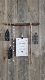 DIY winter decoratie tak