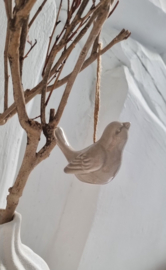 Hanger vogel beige