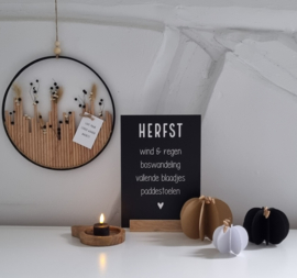 DIY houten ring herfst