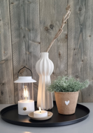 LED lantaarn (wit/zwart/olijfgroen)