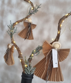 mini DIY Kerst engeltjes