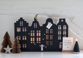 DIY Kerst grachtenstraatje