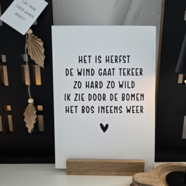 Het is herfst ... (A4)