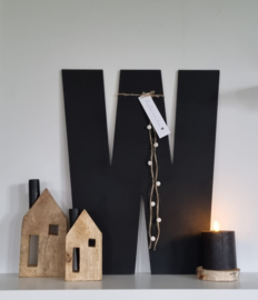 DIY houten letter W