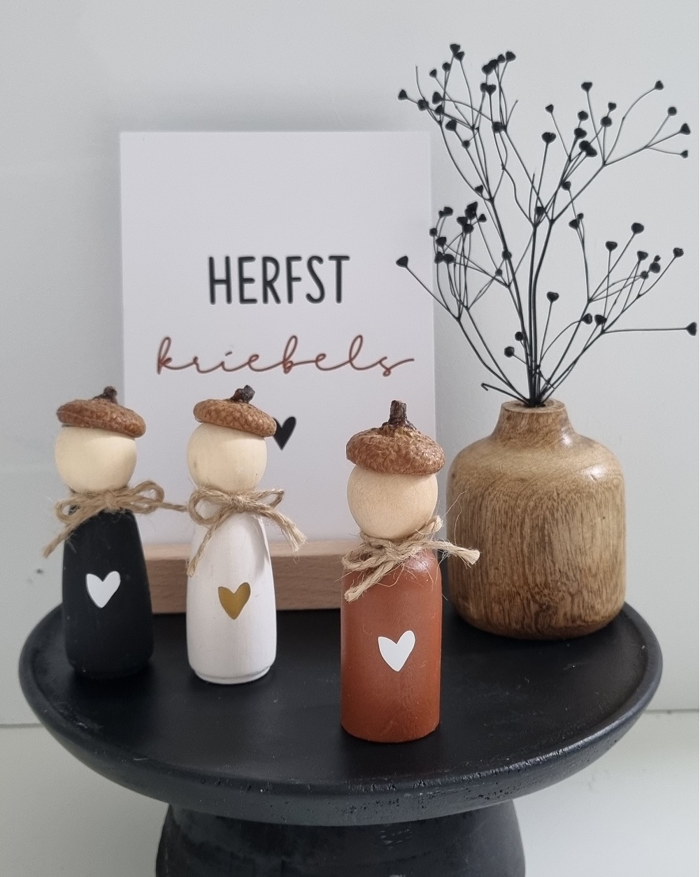 DIY houten poppetje herfst