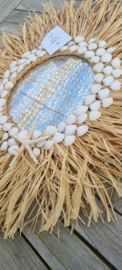 DIY raffiaspiegel
