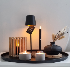 DIY houten windlicht
