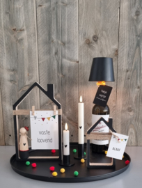 DIY houten huisjes carnaval