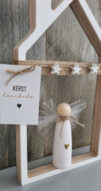 DIY kerst houten huisjes