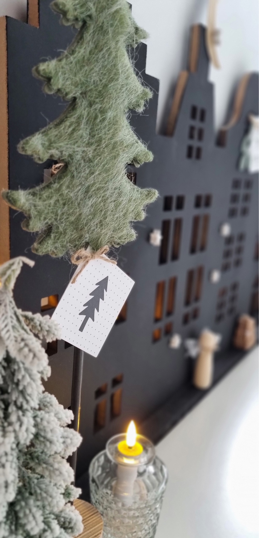 DIY Kerst grachtenstraatje