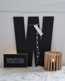 DIY houten windlicht