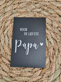 Voor de liefste papa