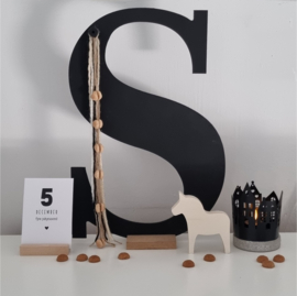 DIY Sint letter S