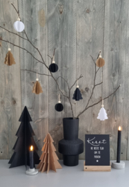 DIY papieren kersthangers