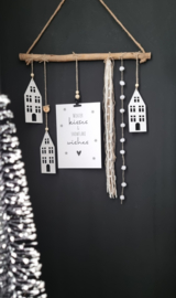 DIY winter decoratie tak