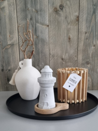 DIY houten windlicht