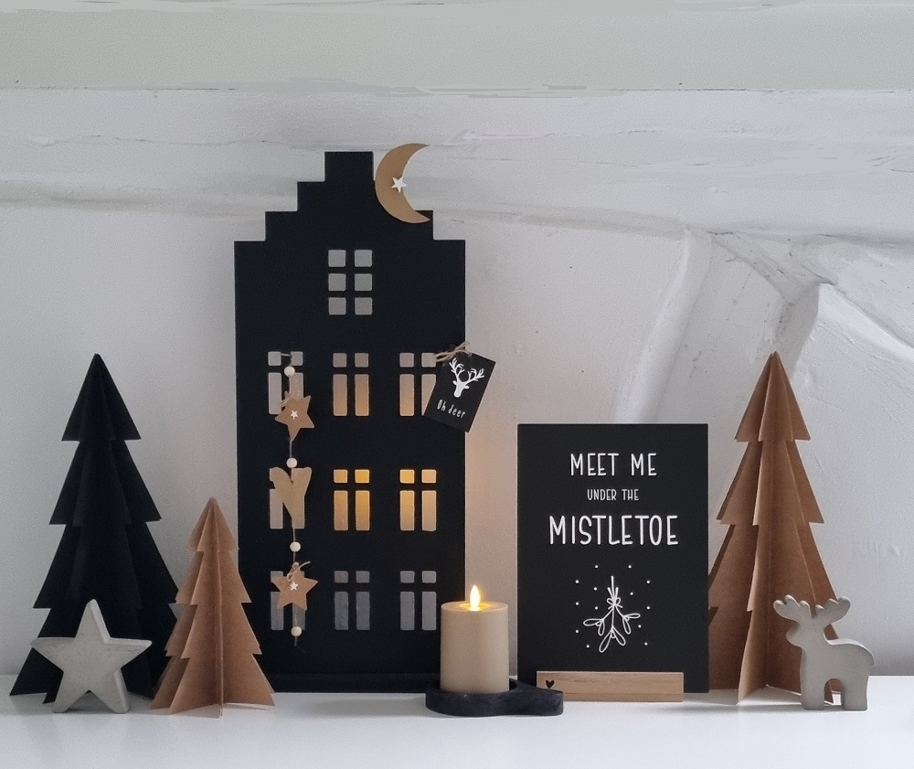 DIY Kerst grachtenpand