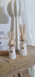 DIY houten haasjes