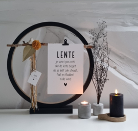 DIY houten ring lente