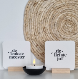 Tegeltje juf/meester
