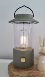LED lantaarn (wit/zwart/olijfgroen)