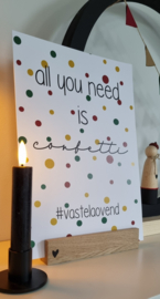 All you need is confetti (A4)