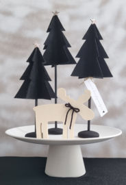 DIY vilten kerstbomen