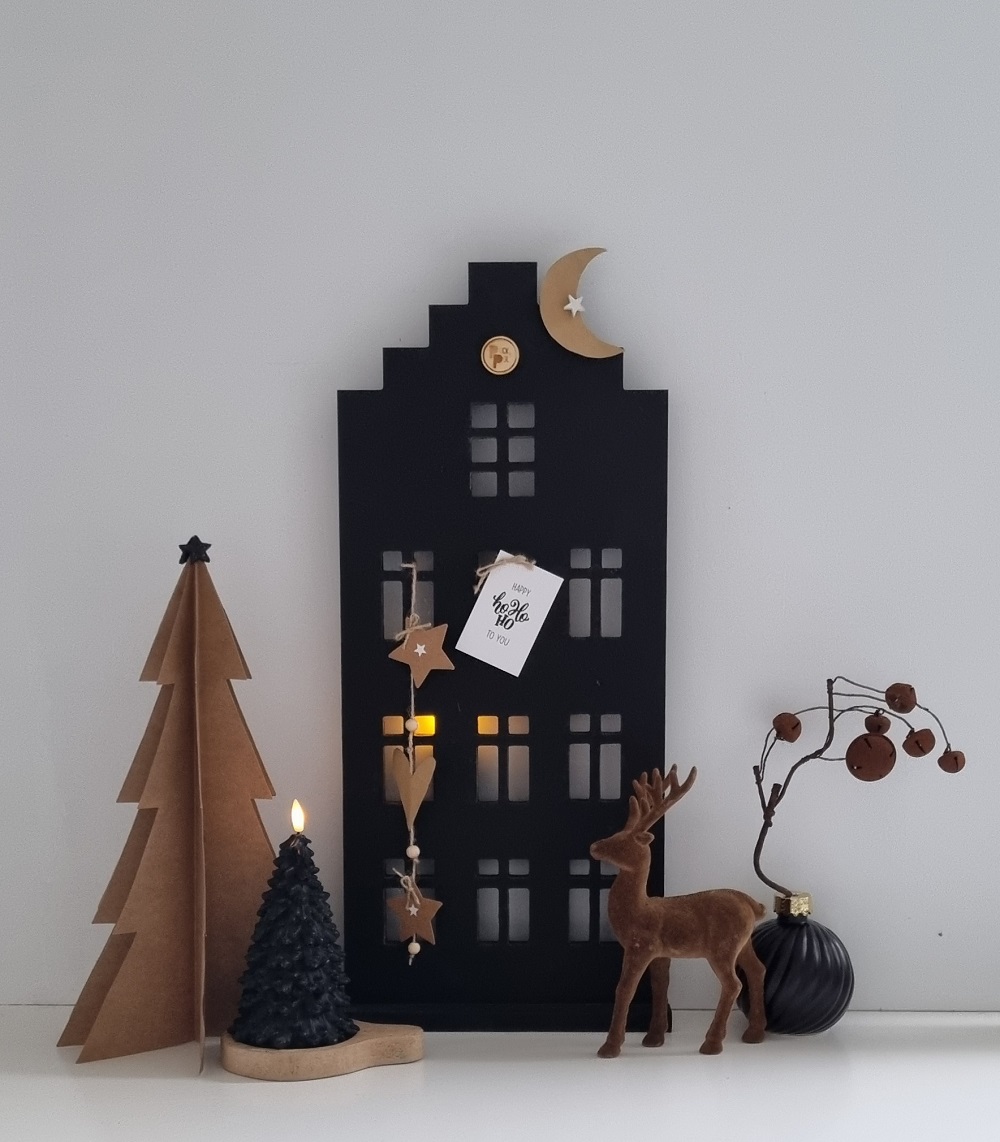 DIY Kerst grachtenpand