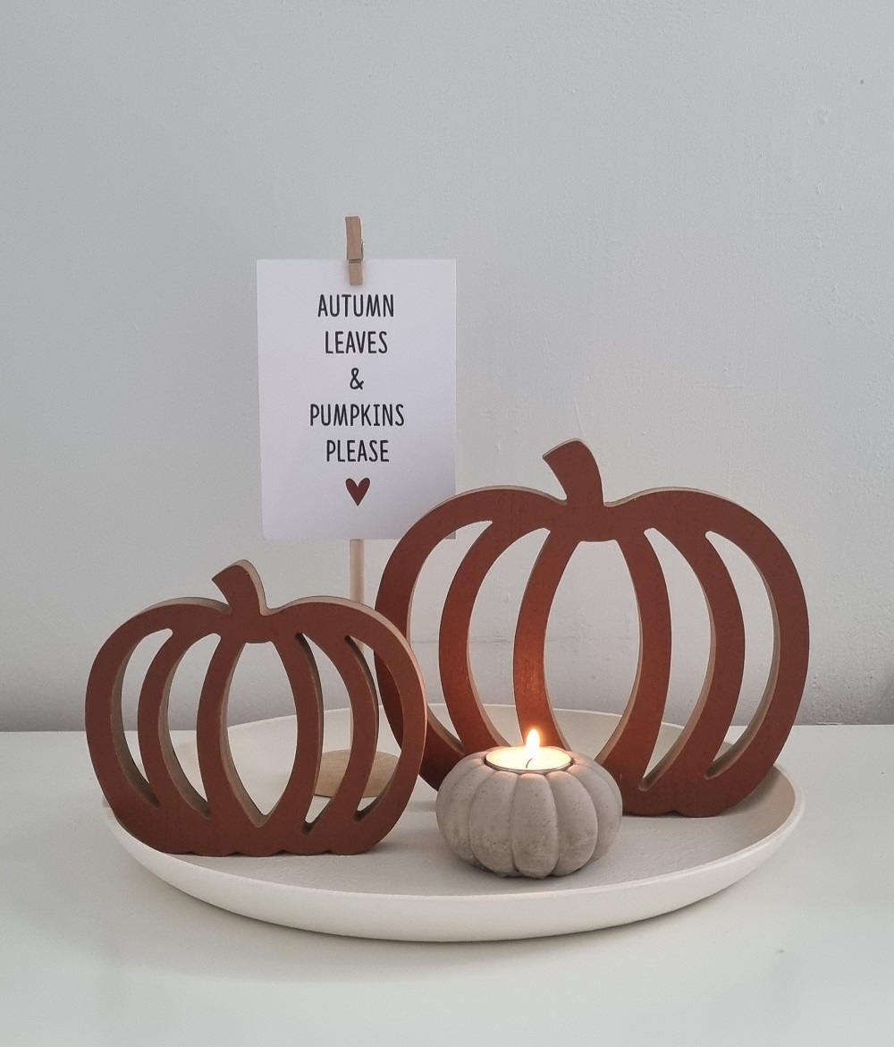 DIY houten pompoenen