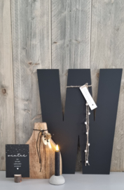 DIY houten letter W