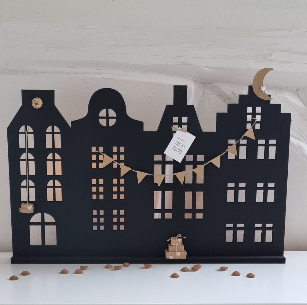 DIY Sint grachtenstraatje