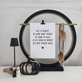 DIY pakket houten ring herfst