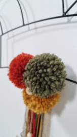 DIY prinsensteek (rood, okergeel en donkergroen)