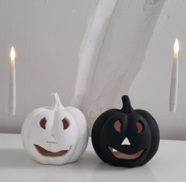 DIY pompoen waxinelicht
