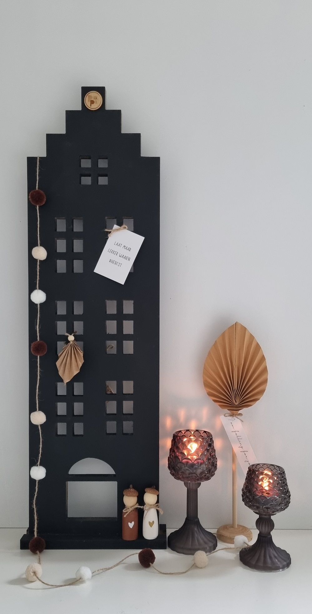 DIY houten poppetje herfst