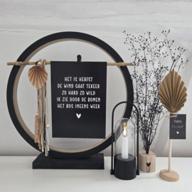 DIY pakket houten ring herfst