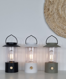 LED lantaarn (wit/zwart/olijfgroen)