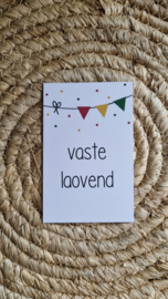 Vastelaovend (minikaartje)