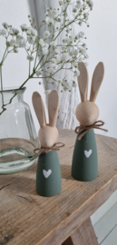 DIY houten haasjes
