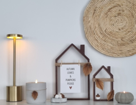 DIY herfst houten huisjes