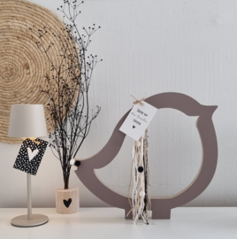 DIY houten vogel