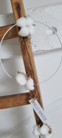 Mini DIY katoenbollen slinger