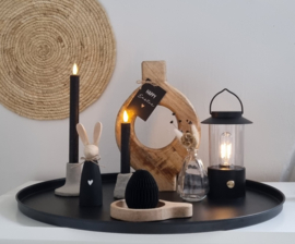 Houten donut vaas DE LAATSTE