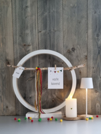 DIY houten ring carnaval