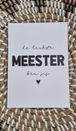 De leukste meester ben jij