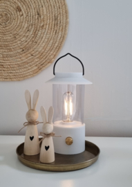 LED lantaarn (wit/zwart/olijfgroen)