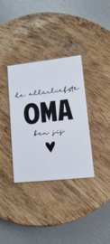 De allerliefste oma ben jij