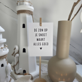 De zon op je snoet (A6)