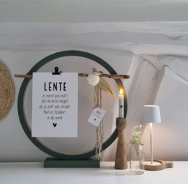 DIY houten ring lente