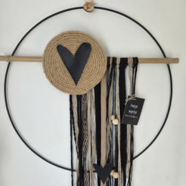DIY wandhanger zwart